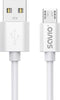 USB-kabel 3 m USB 2.0, USB A - Micro USB Wit SAVIO CL-167