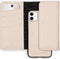 Selencia Hoesje Geschikt voor iPhone 11 Hoesje Met Pasjeshouder - Selencia Tierra Uitneembare Slang Clutch - Wit