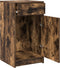 vidaXL - Dressoir - Rook - Eik - 40x41x75 - cm - Geengineerd - Hout