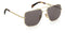 David Beckham Zonnebril 7001/s Heren Cat. 3 Piloot Staal Goud