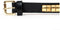 Dog collar Gloria Duna Black Golden (55 x 2.5 cm)