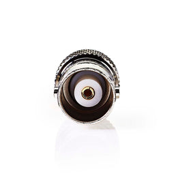 Nedis SMA-Adapter - SMA Male - BNC Female - Verguld - 50 Ohm - Recht - Koper - Goud - 2 Stuks - Doos