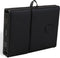 vidaXL - Inklapbare - massagetafel - 4 - zones - met - houten - frame - (zwart)