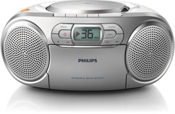 Philips AZ127/12 - Draagbare Radio CD Speler - FM Tuner en Cassette Speler - Zilver