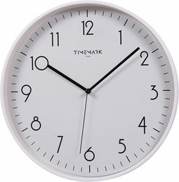 Muurklok Timemark Wit (30 x 30 cm)