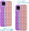 iMoshion Hoesje Geschikt voor Samsung Galaxy A12 Hoesje Siliconen - iMoshion Pop It Fidget Toy - Pop It hoesje - Multicolor