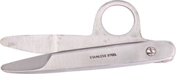 W-Selected Eenringschaar RVS 12 cm - Gebogen en Afgeronde Punten