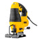 DEWALT DWE349-QS - Pendeldecoupeerzaag - 650W 500-3200tpm - Capaciteit staal/hout 15/75mm - Verstekhoek 0-45