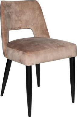 PTMD Eetkamerstoel Jip Zonder Arm Hout Torre Khaki