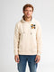 Petrol Industries - Heren Backprint Hoodie Sparta - Geel - Maat L