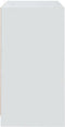 vidaXL - Dressoir - 70x41x75 - cm - bewerkt - hout - wit