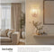tectake® Wandlamp Lignea Lux - Muurlamp Boho Stijl - Jute - 40W - 12 x 23 x 25,5 cm - E14 - IP20