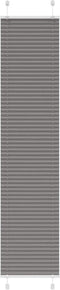 vidaXL - Plissé - rolgordijn - 45x200 - cm - stofbreedte - 44,4 - cm - antraciet