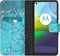 iMoshion Hoesje Geschikt voor Motorola Moto G9 Power Hoesje Met Pasjeshouder - iMoshion Design Softcase Bookcase - Meerkleurig / Blossom