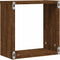 vidaXL - Wandschappen - kubus - 4 - st - 30x15x30 - cm - sonoma - bruin - eikenkleurig