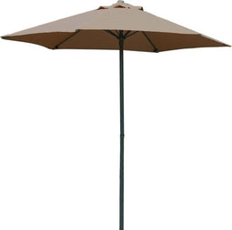 PimXL Parasol - Ø200cm - Push-up systeem - Taupe