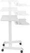 VDD Gaming - Bureau zit sta - hoogte verstelbaar 80-120 cm - wit