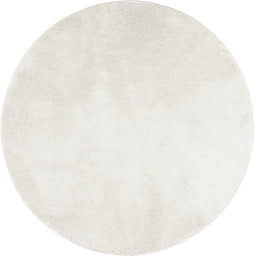 vidaXL - Vloerkleed - OVIEDO - laagpolig - Ø - 160 - cm - crèmekleurig