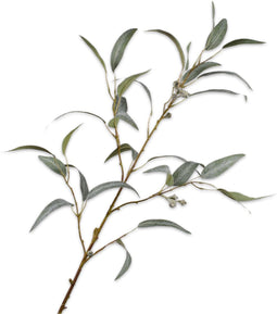 Silk-ka Kunstbloem-Zijden Bloemen Eucalyptus Tak Groen 99 cm