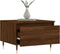 vidaXL - Salontafel - 50x46x35 - cm - bewerkt - hout - bruin - eikenkleur