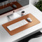 Satechi Bureaumat - Deskmat - Eco-lederen - Bruin - 58,5 cm x 31 cm