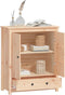 vidaXL - Hoge - kast - 83x41,5x100 - cm - massief - grenenhout