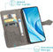iMoshion Hoesje Geschikt voor Xiaomi Mi 11 Lite (4G) / Mi 11 Lite (5G) / 11 Lite 5G NE Hoesje Met Pasjeshouder - iMoshion Mandala Bookcase - Grijs