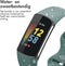 imoshion Siliconen bandje - Geschikt voor Fitbit Charge 6, Charge 5 - Groen - S