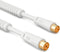 Vivanco 48/30 30GW - Antenne Aansluitkabel 3.00 m 110 dB - Wit