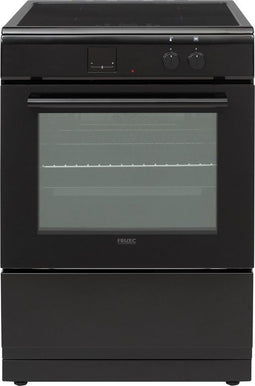 Frilec KÖLN-ECI61-60B - Vrijstaand Inductie Fornuis - 4 kookzones - 65L oven - Zwart