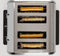 Morphy Richards 240130 broodrooster 4 snede(n) 1800 W Geborsteld staal