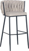 Wave bar chair beige