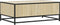 vidaXL - Salontafel - 90x57x35 - cm - bewerkt - hout - en - metaal - sonoma - eiken