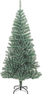 vidaXL - Kunstkerstboom - met - 300 - LED's - kerstballen - en - sneeuw - 240 - cm