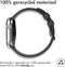 iMoshion Bandje Geschikt voor Apple Watch Bandje Series 1 / 2 / 3 / 4 / 5 / 6 / 7 / 8 / 9 / SE - 38 / 40 / 41 mm - iMoshion Sport band buckle - Zwart