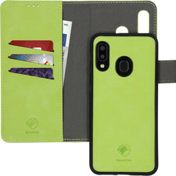 iMoshion Hoesje Geschikt voor Samsung Galaxy A20e Hoesje Met Pasjeshouder - iMoshion Uitneembare 2-in-1 Luxe Bookcase - Groen