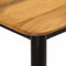 vidaXL - Eettafel - 112x52x76 - cm - massief - mangohout - en - ijzer