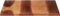 vidaXL - Tafelblad - 25-27 - mm - 70x80 - cm - massief - acaciahout