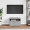vidaXL - Tv-meubel - VISNES - 60x40x38 - cm - bewerkt - hout - betongrijs
