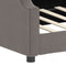 vidaXL - Slaapbank - 100x200 - cm - stof - taupe