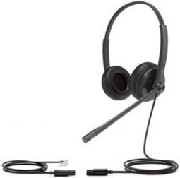 Yealink YHS34 - Headset - HD voice - Ruisonderdrukkende microfoon - Zwart