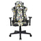 Bureaustoel gamestoel Thomas - racing gaming stijl stoel - ergonomisch verstelbaar - camouflage