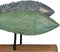 Decoratieve figuren Groen Natuurlijk Vissen 56 x 7 x 31 cm