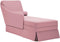 vidaXL - Chaise - longue - met - bolster - en - rechterarmleuning - fluweel - roze