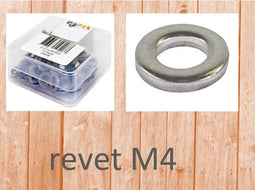 Bofix M4 - Sluitring verzinkt - 250 stuks (250 stuks)