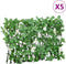 vidaXL - Kunstplant - klimop - op - latwerk - 5 - st - uittrekbaar - 180x30 - cm - groen