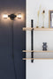 Zuiver Hawk Wandlamp - Zwart