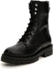 Guess Obetter - Dames Laarzen - Veterboots - Leer - Zwart/Bruin - Maat 38