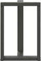vidaXL - Eettafelpoten - 2 - st - T-vormig - 50x35x(72-73) - cm - staal - antraciet