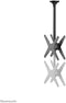 Neomounts FPMA-C340DBLACK - Plafondsteun - Full motion voor 2 schermen tot 75